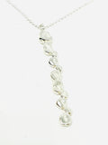 Chris Lewis Sterling Silver Mosiac Large Pendant Necklace