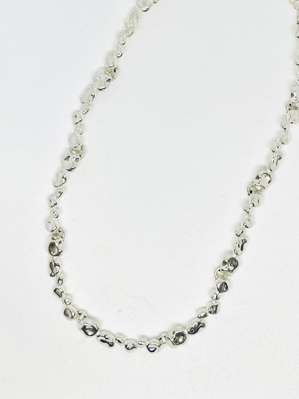Chris Lewis Sterling Silver Mosiac Necklace