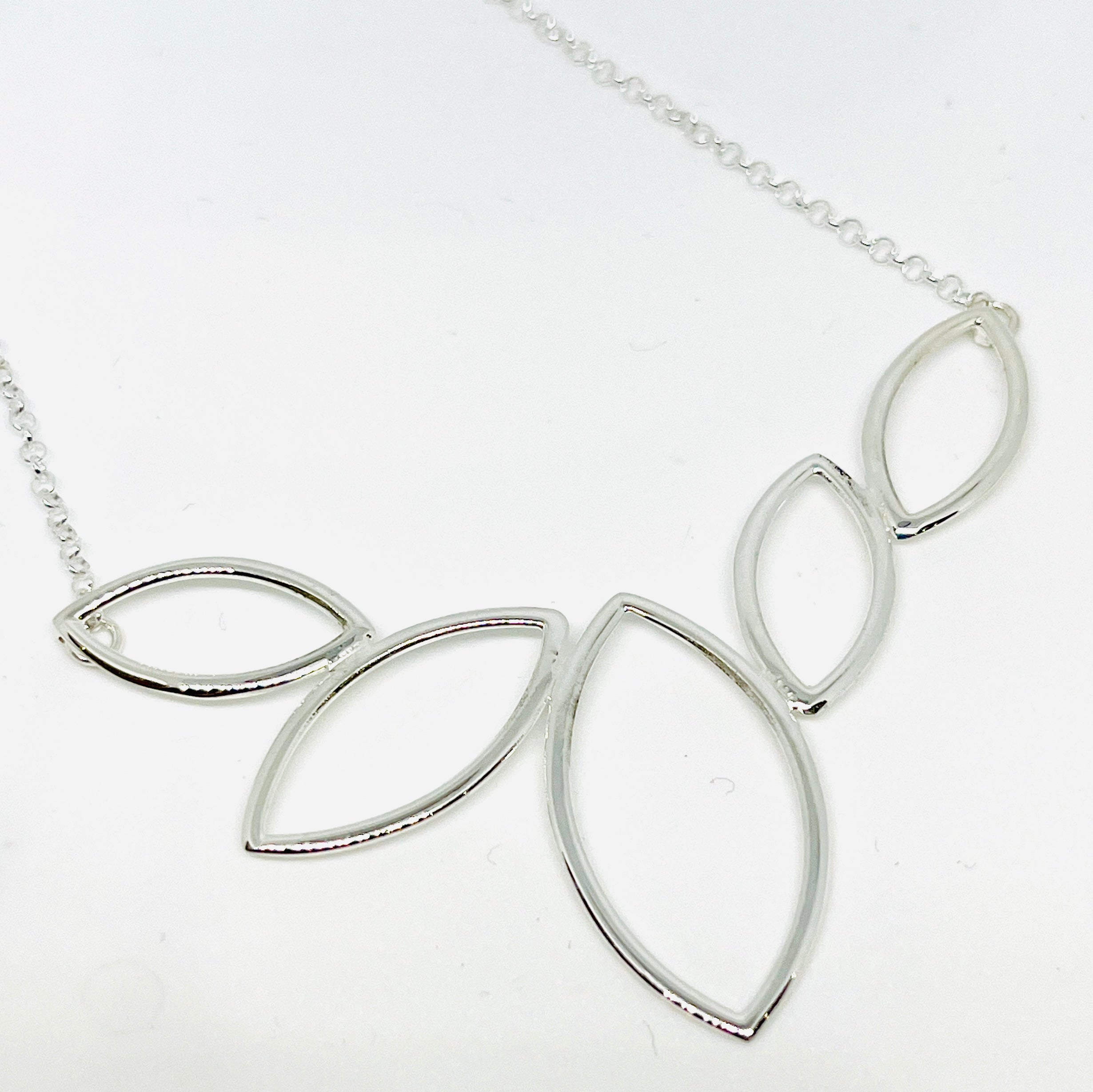 Chris Lewis Sterling Silver Birch Necklace