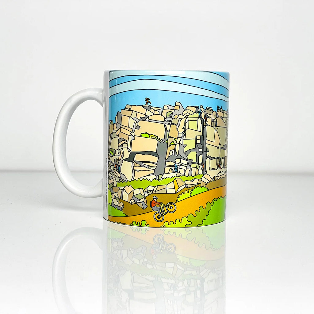 Peak District Image mugs  – Stanage Edge Trip Tick - Peak District