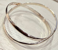 Chris Lewis Sterling silver NEW double  bangle