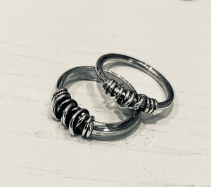 JB Silver wire ring