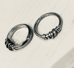 JB Silver wire ring