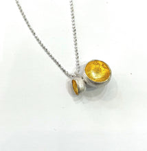 Load image into Gallery viewer, Jennie Gill Sterling silver and gold cups pendant necklace
