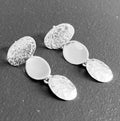 Chris Lewis Stepping stones long stud earrings