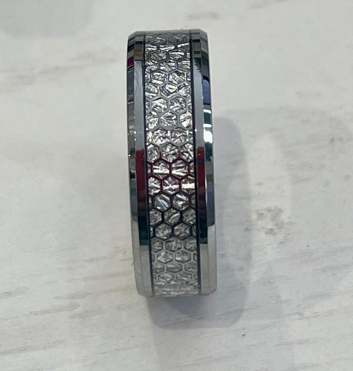 UNIQUE & CO TUNGSTEN CARBIDE RING