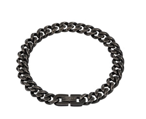 Stainless Steel Bracelet matte antique black plating lab129