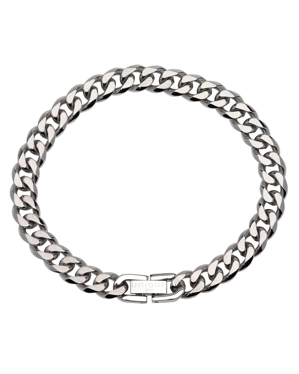 Unique & Co tte & Polished Stainless Steel Necklace/bracelet