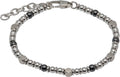 Unique & Co Stainless Steel Bead 50cmNecklace/ bracelet  with Onyx beads