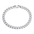 Unique & Co Matte Stainless Steel Necklace & Bracelet