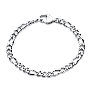 Unique & Co Polished Stainless Steel Necklace & Bracelet