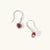 LUCIER-Birthstone Gemstone Hook Earrings