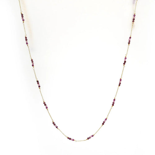 AM Gold plated gemstones  NECKLACE