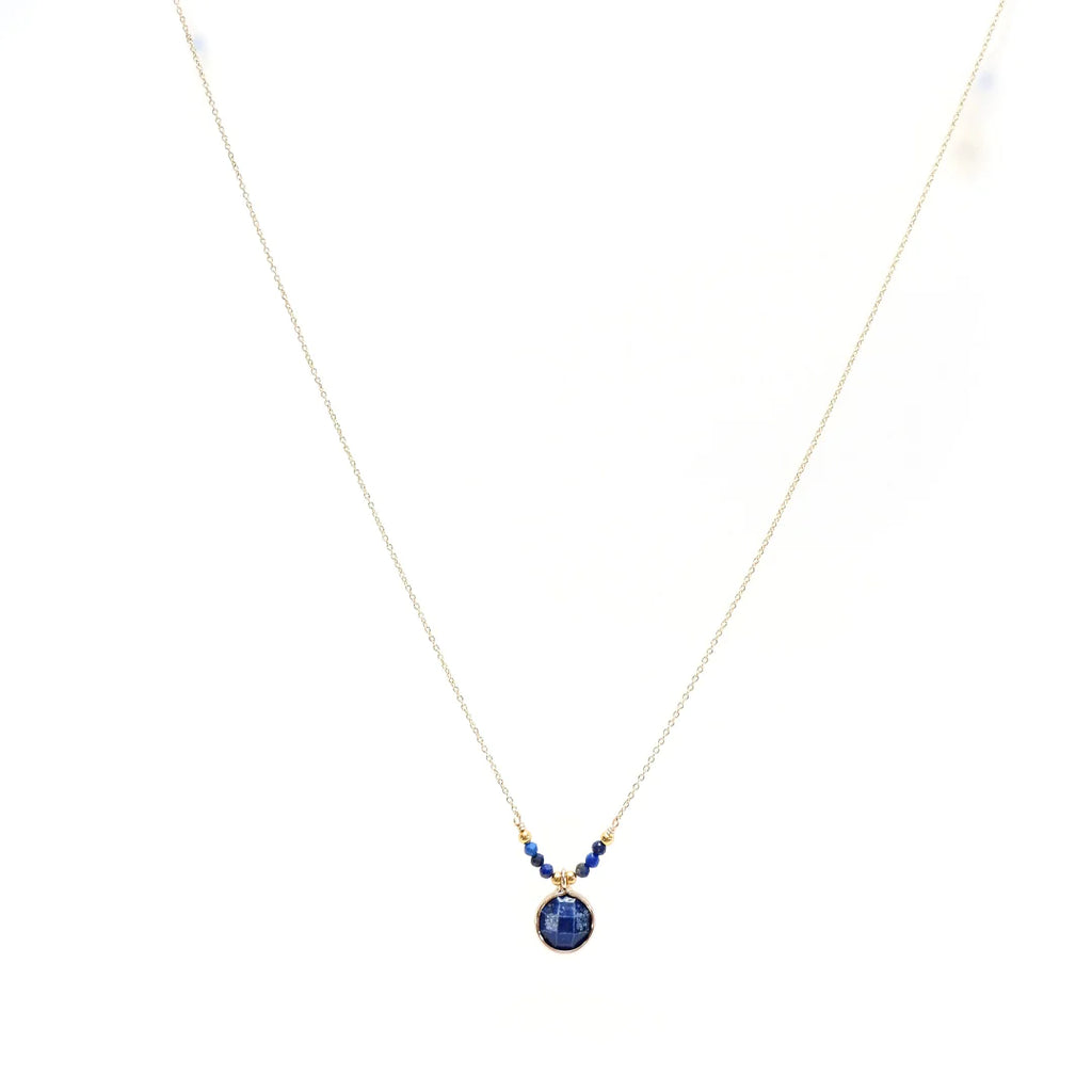 AM  lapis, GEMSTONE HANDCRAFTED NECKLACE