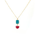 Need to change Handcrafted Necklace - Ruby & Apatite