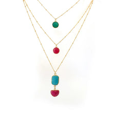 Load image into Gallery viewer, Need to change Handcrafted Necklace - Ruby &amp; Apatite

