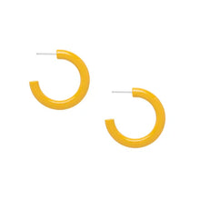 Load image into Gallery viewer, BRANCH Rounded Horn Hoop - Brown Natural
