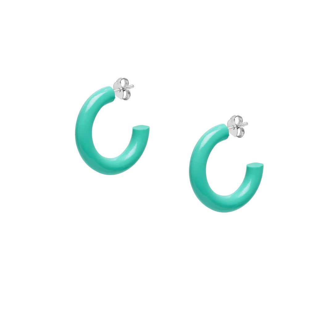 BRANCH SMALL HUGGIE HOOP EARRING