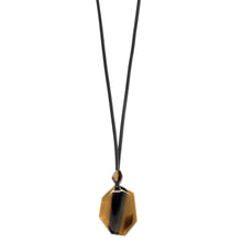 Load image into Gallery viewer, BRANCH Buffalo Horn BROWN HORN ABSTRACT SHAPED PENDANT
