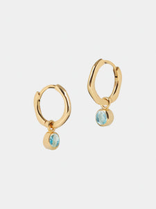 Gemstones Huggies  earrings