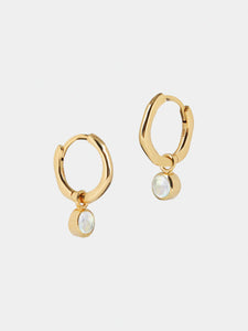 Gemstones Huggies  earrings