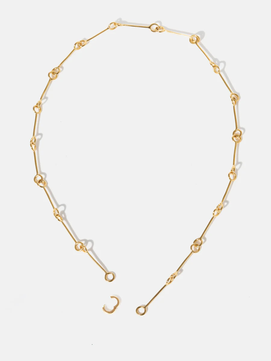 Gold Sinature Link Necklace Chain