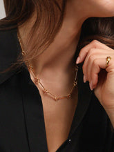 Load image into Gallery viewer, Gold Sinature Link Necklace Chain
