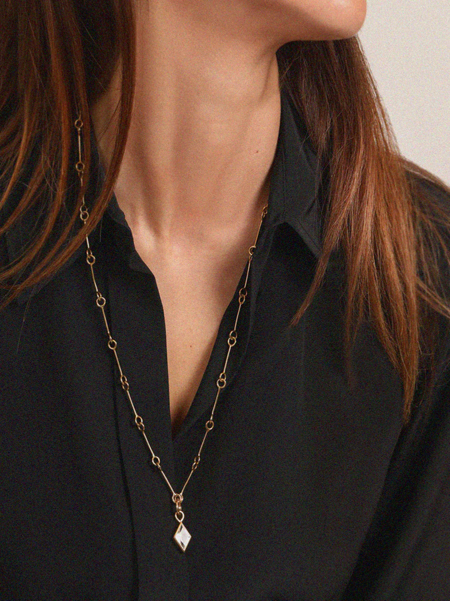 Gold Sinature Link Necklace Chain