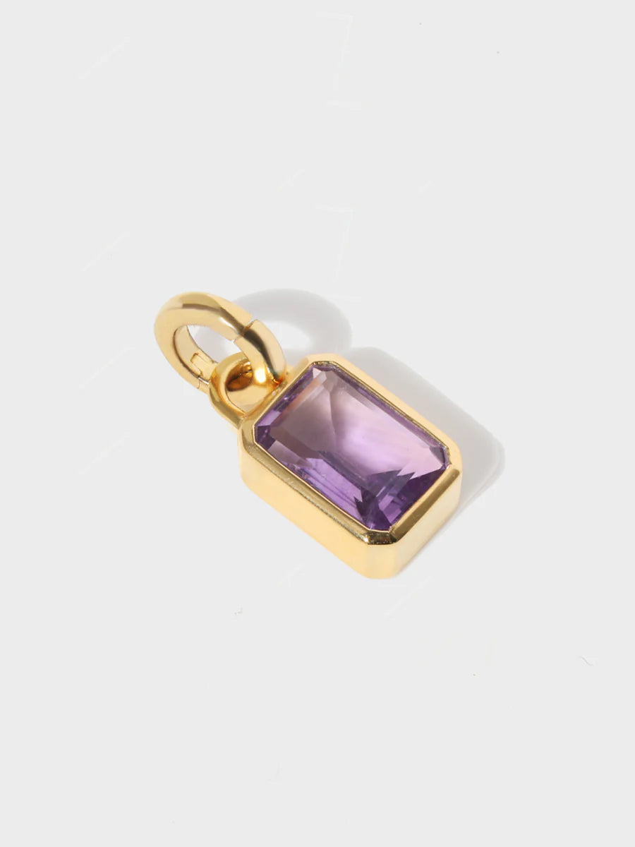 Gold and Gemstone Pendant Charms