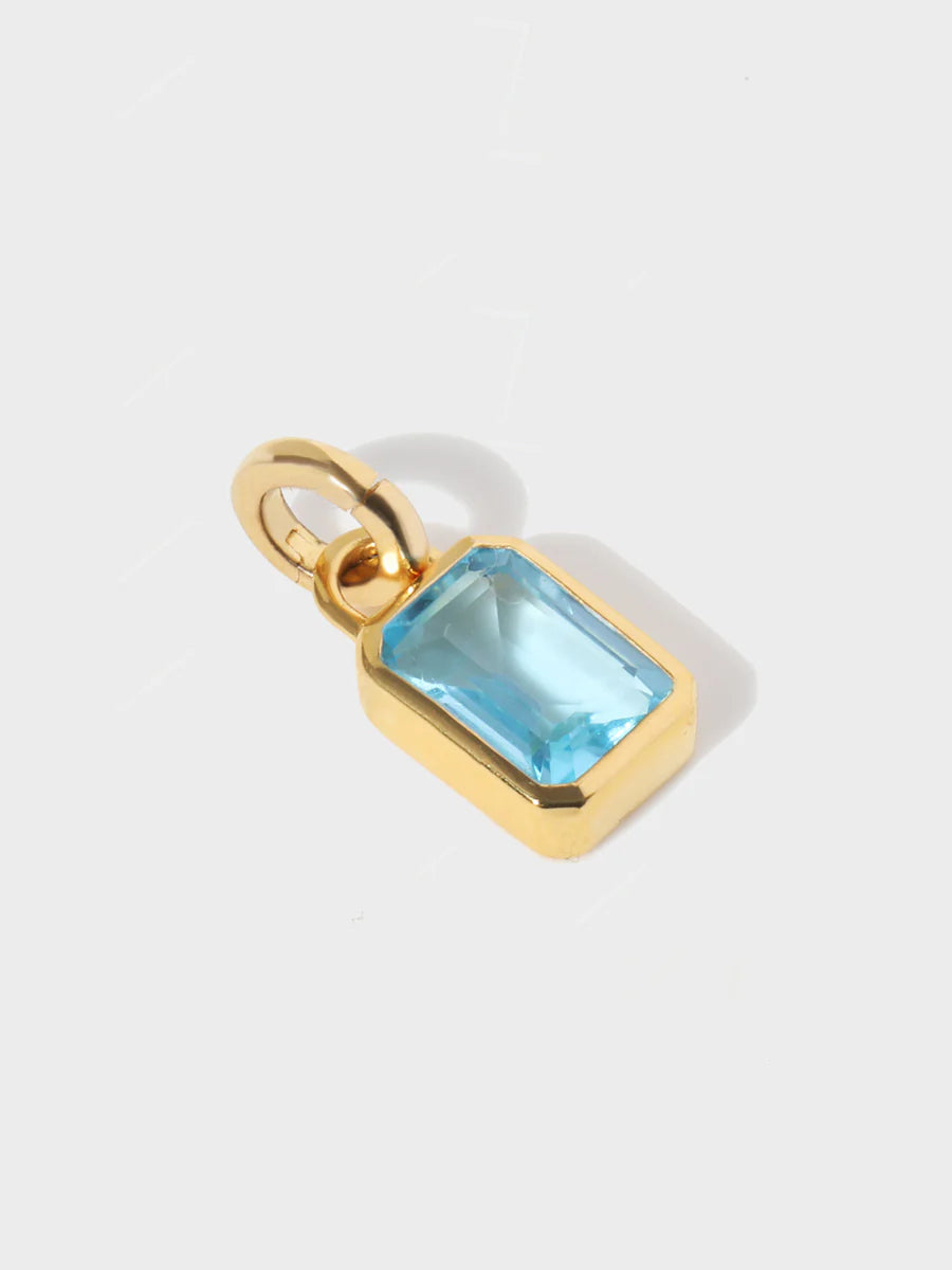 Gold and Gemstone Pendant Charms