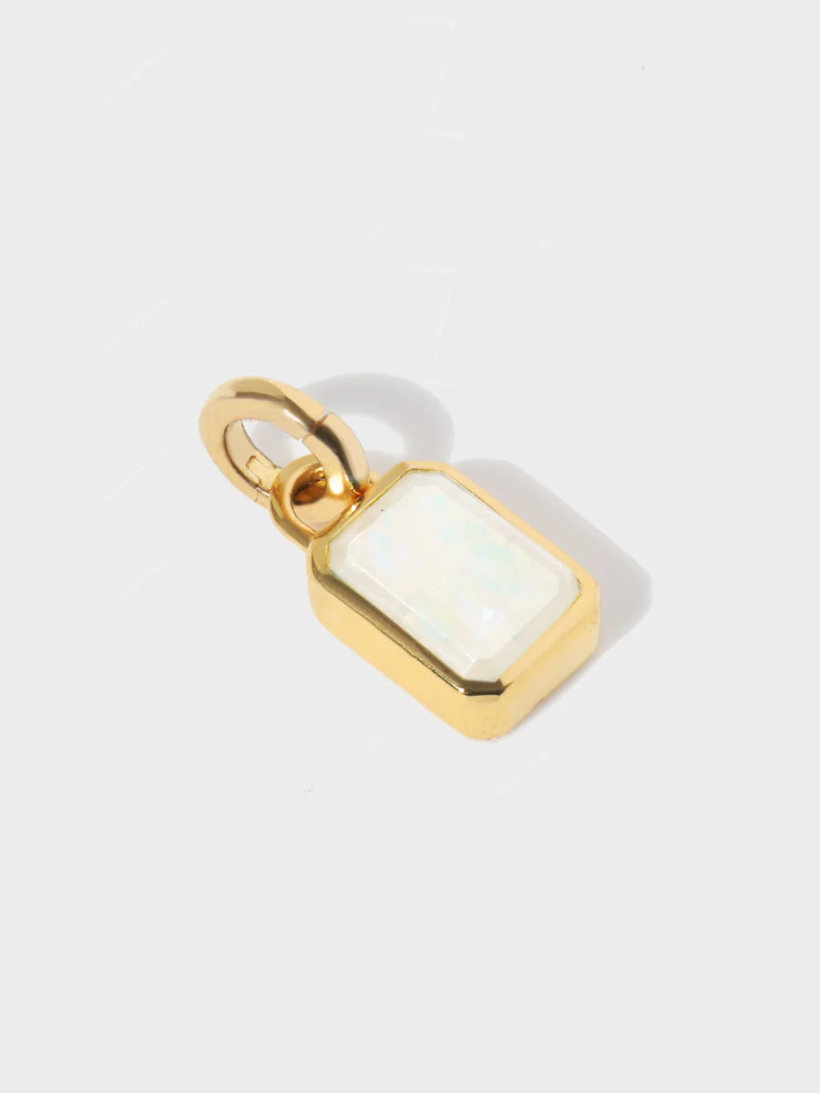 Gold and Gemstone Pendant Charms