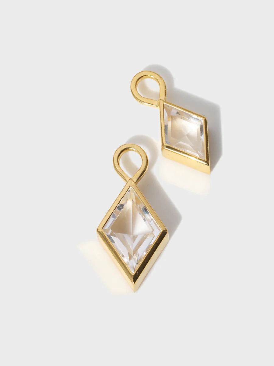 Gold and Gemstone Pendant Charms