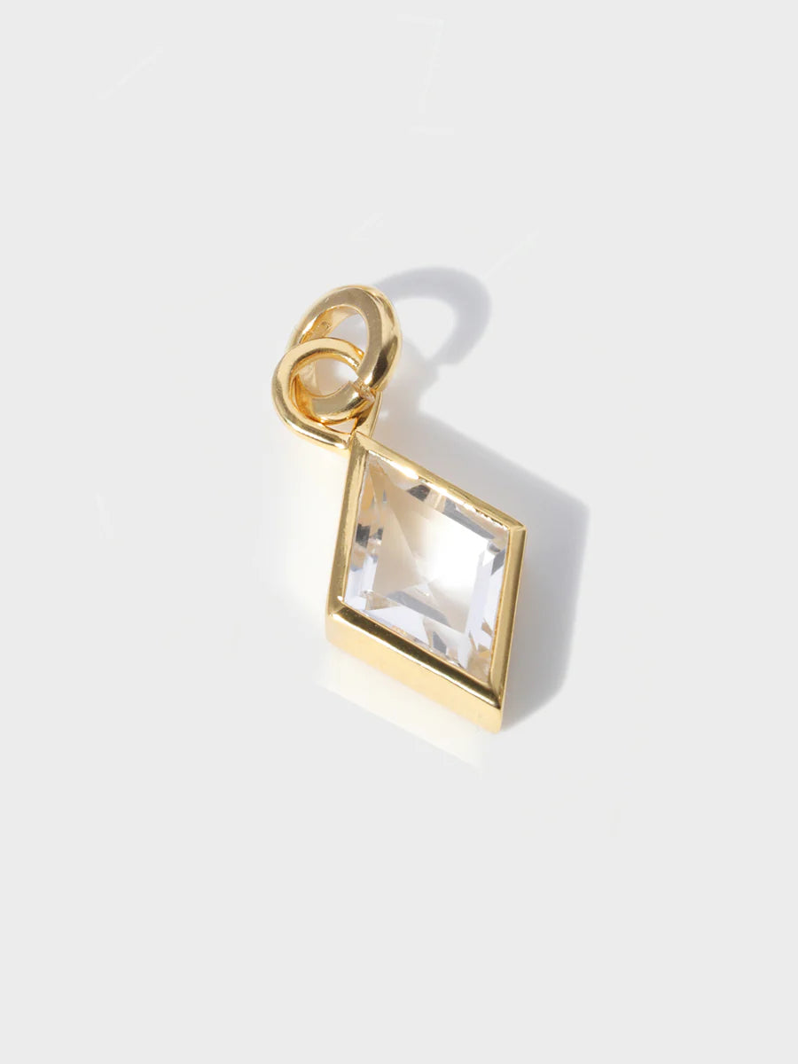 Gold and Gemstone Pendant Charms
