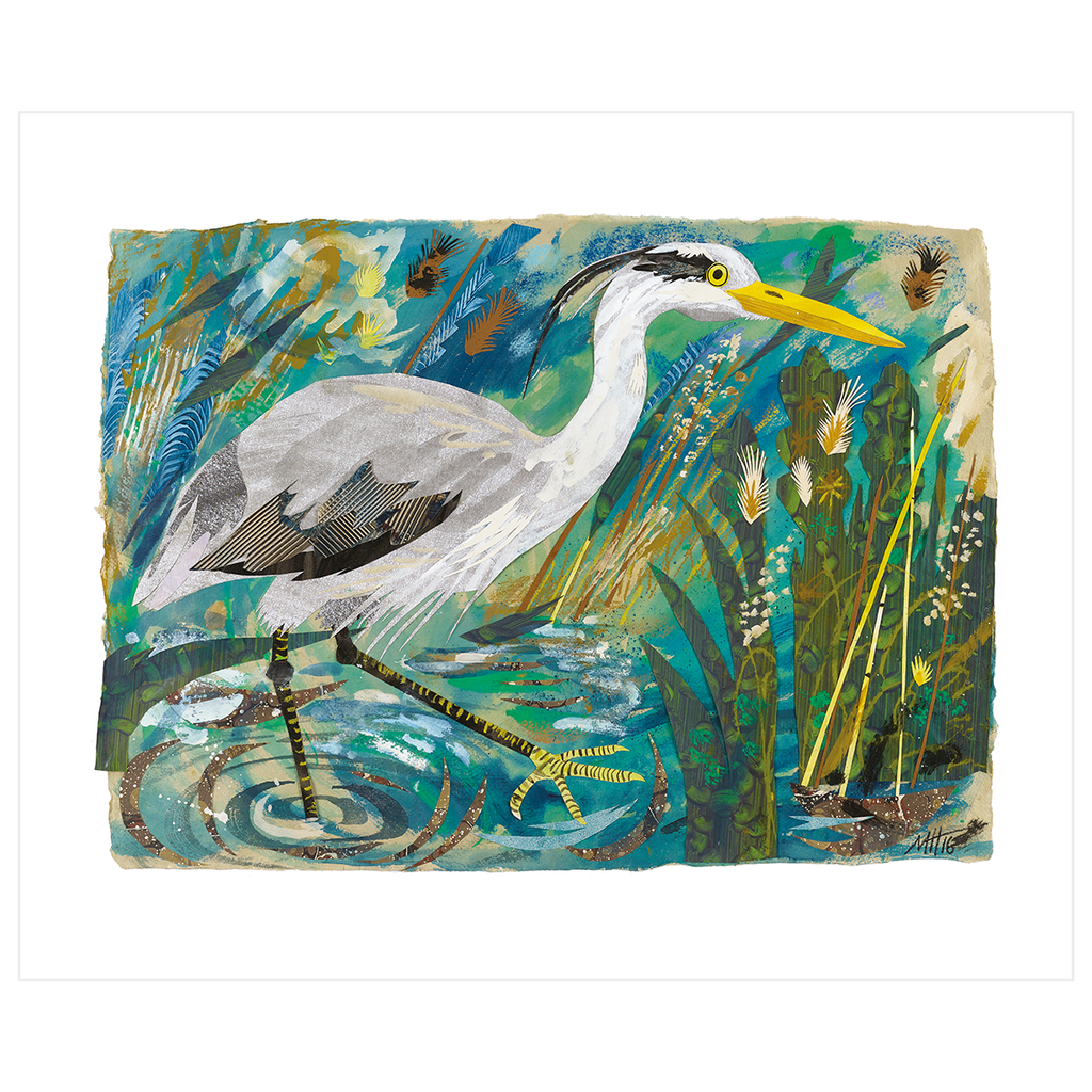 Heron card by Mark Hearld, additional view