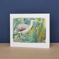 Heron greeting card by Mark Hearld, Art Angels