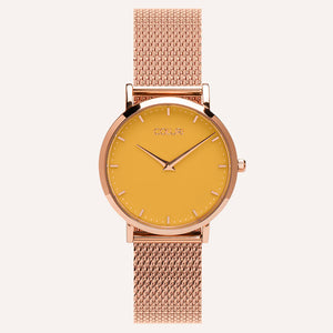 YELLOW WATCH 28MM DIAL