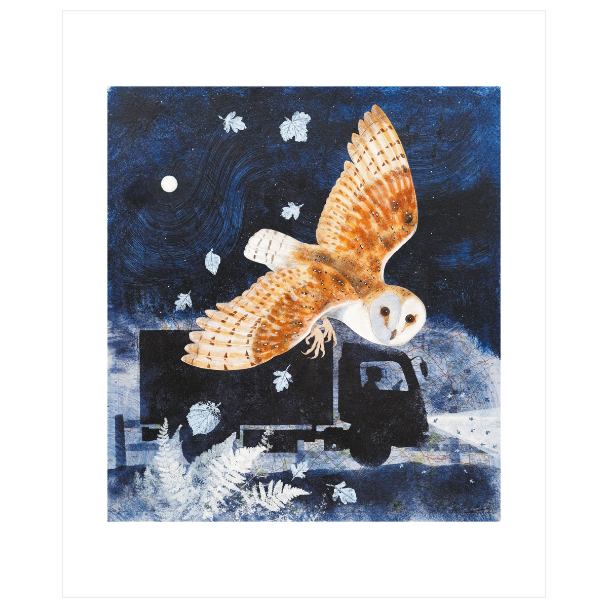 First Frost card by Mick Manning, additional view