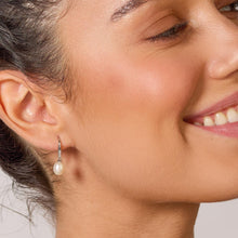 Load image into Gallery viewer, Kit Heath Revival Classic Pearl Glitz FP CZ Drop Earrings
