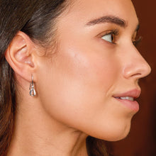 Load image into Gallery viewer, KIT HEATH Serenity Rhodium Plated Dainty Drop Earrings
