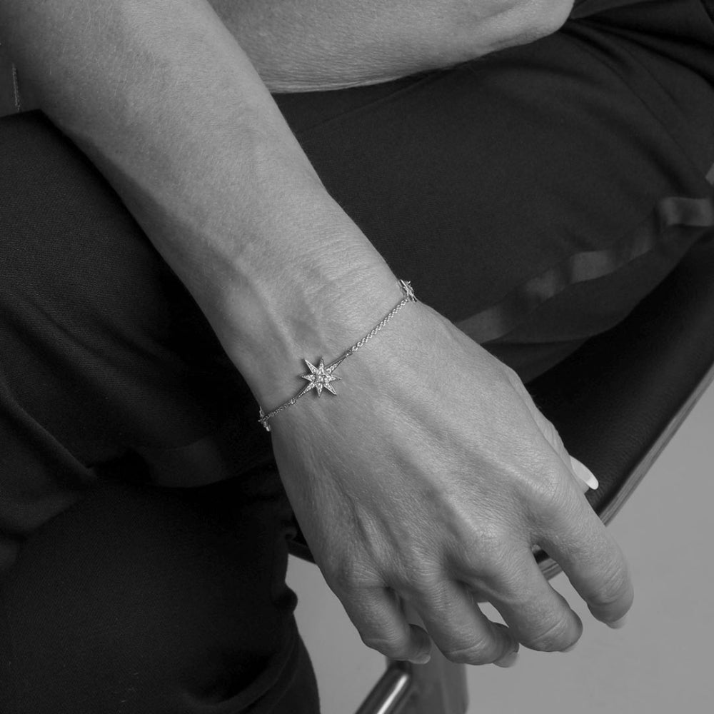 Kit Heath Celeste North Star CZ Station 7" Slider Bracelet