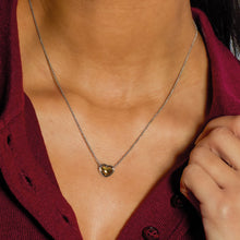 Load image into Gallery viewer, Kit Heath Heart of Gold Necklace | Sterling Silver &amp; 18ct Gold Plate | 18" Chain

