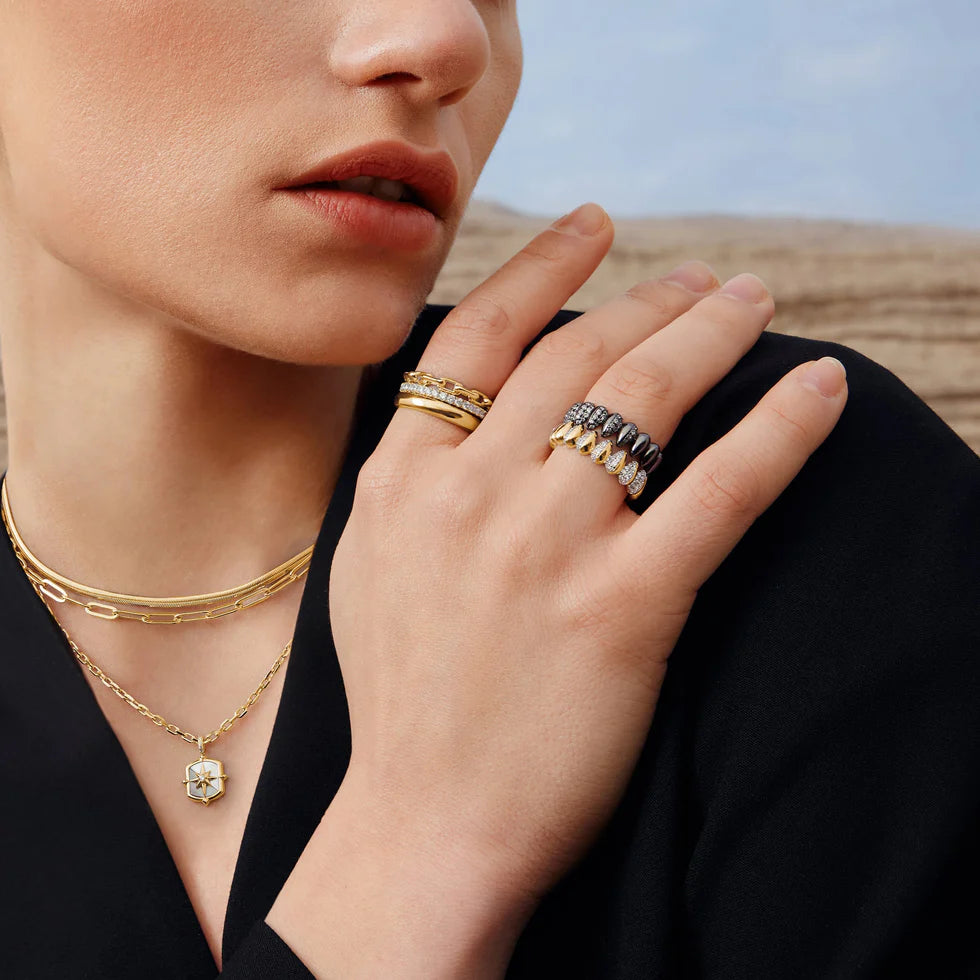 PAPER CLIP LINK RING