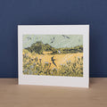 Bayfield Swallows greeting card by Niki Bowers, Art Angels