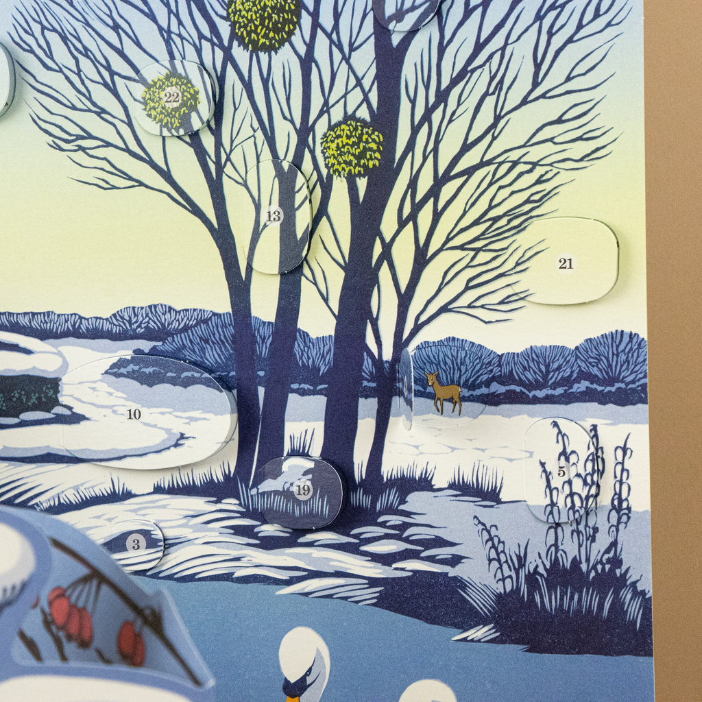 Winter Riverside Advent Calendar by Niki Bowers, view 4