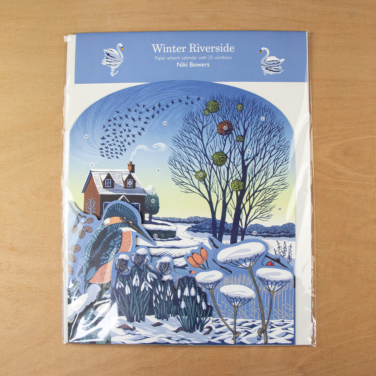 Winter Riverside Advent Calendar by Niki Bowers, view 5