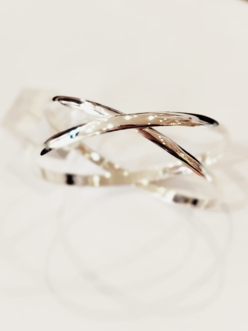 Chris Lewis Sterling silver NEW double  bangle