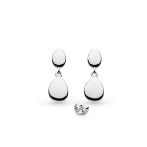 Kit Heath Coast Pebble Stud Droplet Earrings