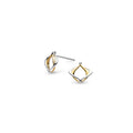 Kit Heath Entwine Alicia Golden Petite Stud Earrings