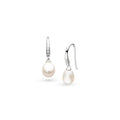 Kit Heath Revival Classic Pearl Glitz FP CZ Drop Earrings
