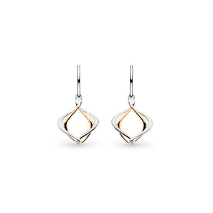 Kit Heath Entwine Alicia Golden Petite Drop Earrings